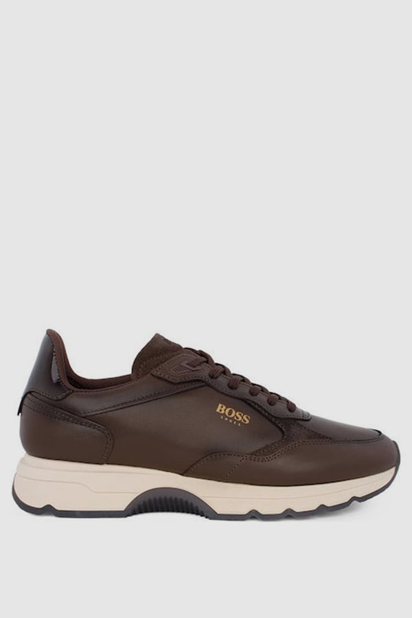 ΔΕΡΜΑΤΙΝΑ ΠΑΠΟΥΤΣΙΑ BOSS SHOES - BROWN BURN